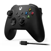 XBOX - Control S/x Negro+cable Tipo C