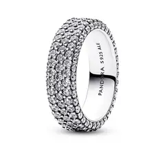 PANDORA - Anillo Hilera de pavé triple