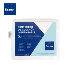 DRIMER - Proctor de Colchón Impermeable 2 Plz