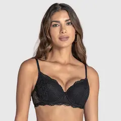 LEONISA - Brasier De Realce Suave En Encaje Con Cargaderas Multiusos