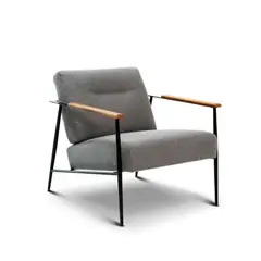 ROSEN - Poltrona FOSSVELEN Tela Gris