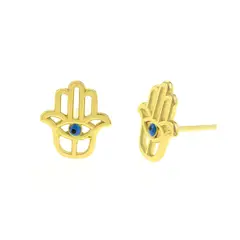 BALIQ - Aretes De Plata 925 Goldensilver Ma