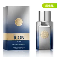 BANDERAS - The Icon Elixir Edp 50ml ANTONIO Hombre