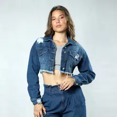 FORDAN JEANS - Casaca Jean Mujer Ford