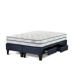 ROSEN - Cama Con Cajones Autonomy Sky Queen