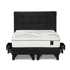 ROSEN - Dormitorio Con Cajones Art 4 Issey Grafito King