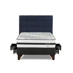 ROSEN - Dormitorio Con Cajones Driven Issey Azul 2 Plz