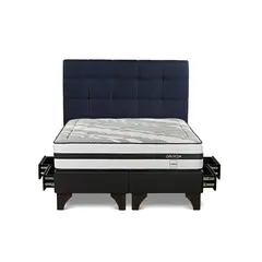 ROSEN - Dormitorio Con Cajones Driven Issey Azul Queen