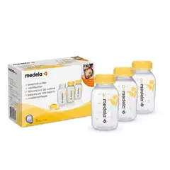 MEDELA - Botellas de Almacenamiento de Leche 150 ml Pack X3