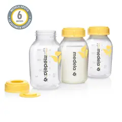 MEDELA - Pack X3 Botellas De Almacenamiento De Leche 150Ml