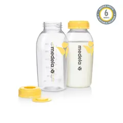 MEDELA - Pack X2 Botellas De Almacenamiento De Leche 250Ml
