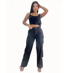 JAROLA - Pantalón Cargo Mujer