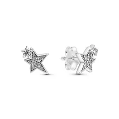 PANDORA - Aretes De Botón Estrellas