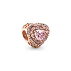 PANDORA - Charm Corazones Relucientes