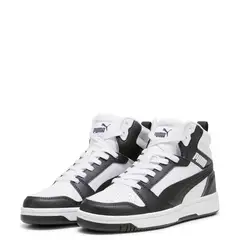 PUMA - Zapatillas Urbanas Niño Rebound V6 Mid Jr Blanco