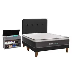 DROM - Dormitorio Europeo Lugn Queen + Zapatera