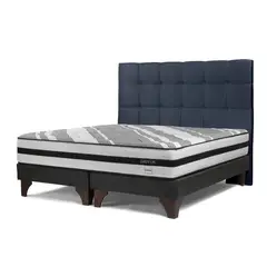 Dormitorio Europeo Driven Issey Azul Queen