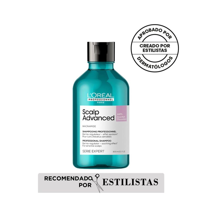 Shampoo En Gel Para Cuero Cabelludo Sensible Scalp Advanced Anti-Discomfort 300 Ml