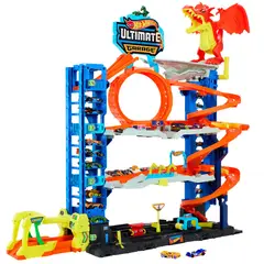 HOT WHEELS - Pista Ultimate Garage Con Dragón Y Looping