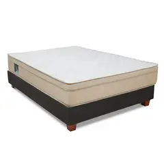 DRIMER - Cama Box Tarima Super Nova 1.5 Plz + 1 Almohada