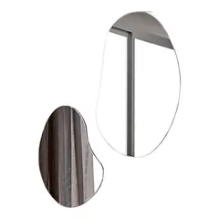 TUHOME - Set De 2 Espejos Leo Con Forma Irregular