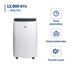 SOLE - Aire Acondicionado Portatil 12Kbtu