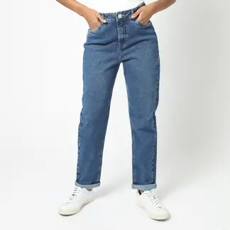 DENIMLAB - Jean Mom Tiro Alto Mujer