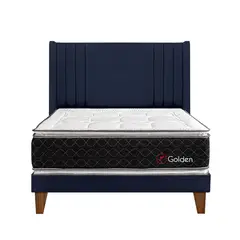 FORLI - Dormitorio Europeo Golden De Luxe Azul Queen