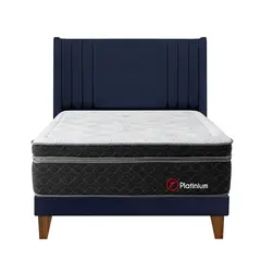 FORLI - Dormitorio Europeo Platinium De Luxe Azul Queen