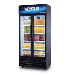 VENTUS - Visicooler 2 pta vidrio 550L