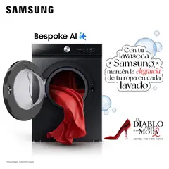 SAMSUNG - Lavaseca Bespoke Luxury Black 14kg / 9kg