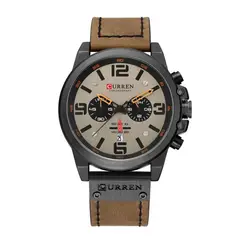 CURREN - Reloj Krec160123 De Cuero Para Hombre