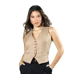 FORDAN JEANS - Chaleco Casual Mujer