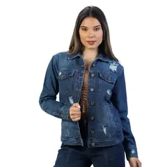 FORDAN JEANS - Casaca Jean Mujer