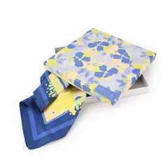 AMPHORA - Pañuelo Cristina Cilloniz Azul