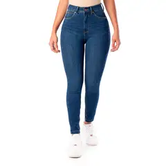 PIONIER - Jean Skinny Tiro Alto Mujer