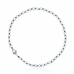 TOUS - Collar Perla Plata1Ley Polies Azul