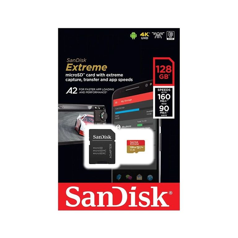 Extreme Microsd W/adapter 128g