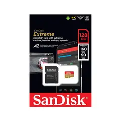 SANDISK - Extreme Microsd W/adapter 128g