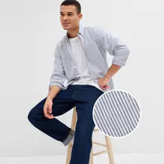 GAP - Camisa Manga Larga Hombre