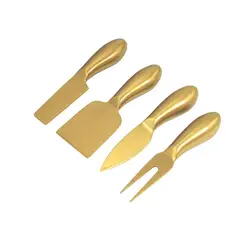 WELCOME HOME LIMA - Set Cortador Queso Dorado