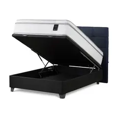 ROSEN - Dormitorio Boxet Art 4 Issey Azul Queen