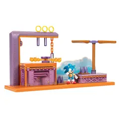 SONIC - Set De Juego Figura Battery Zone