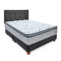 DRIMER - Dormitorio New Ozono King Cuadros Gris