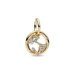 PANDORA - Charm Colgante Zodiaco Piscis 14k
