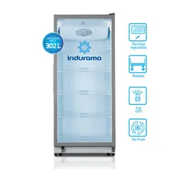 INDURAMA - Vitrina 302l Vfv-520 Sz Blanco