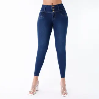 KANSAS - Jean Skinny Tiro Medio Mujer