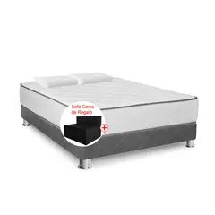 DROM - Cama Box Tarima 2 Plz + Sofá Cama