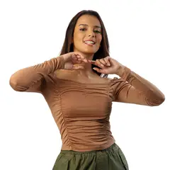 FORDAN JEANS - Polo Manga Larga Mujer Fordan Ford