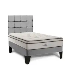 DROM - Dormitorio Europeo Fred 15 Plz + 1 Almohada Viscoelástica + Protector